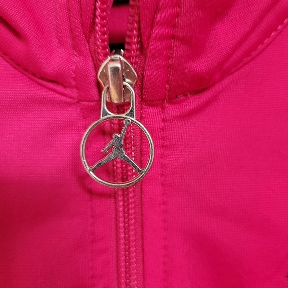 Jordan Pink And Black Girls Jacket - Picture 4 of 5